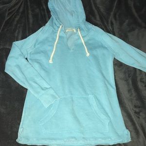 Blue hoodie